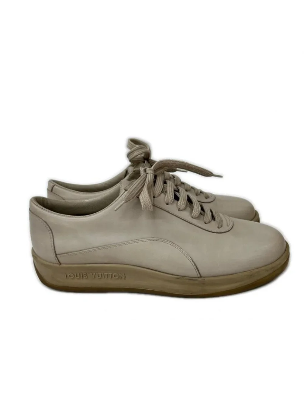 Louis Vuitton Leather Low Cut Sneakers